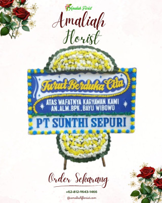Papan Bunga Duka di Tarakan