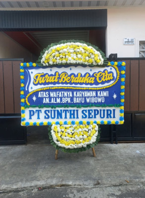 Papan Bunga Duka di Tarakan
