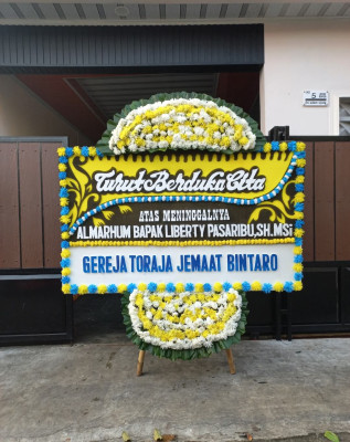 Papan Bunga Duka di Tarakan