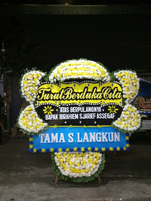 Papan Bunga Duka di Tarakan